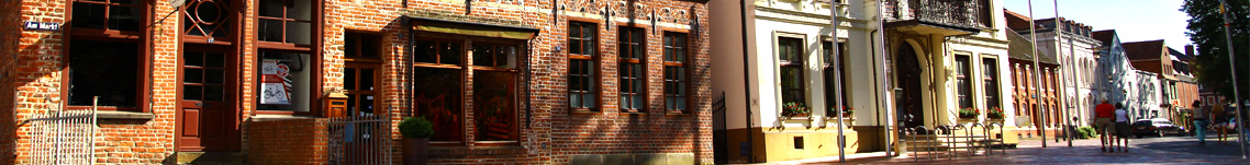 Das Stadtzentrum von Norddeich