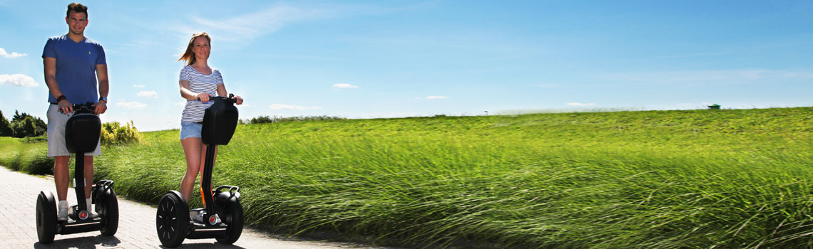 Segway, Kite und Surfen